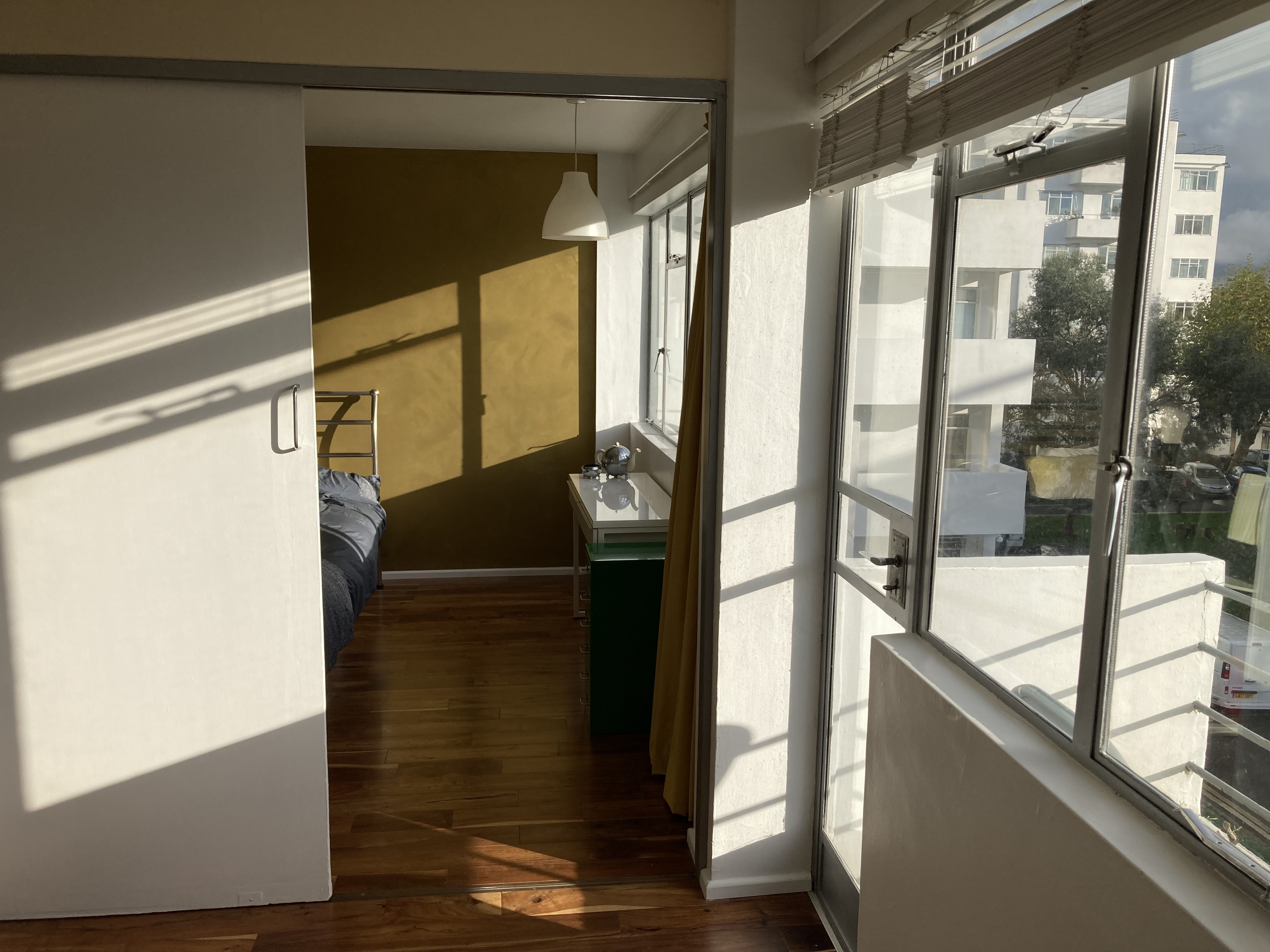 Original sliding door and crucial Crittall windows